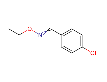Molecular Structure of 113079-60-0 (Benzaldehyde, 4-hydroxy-, O-ethyloxime)