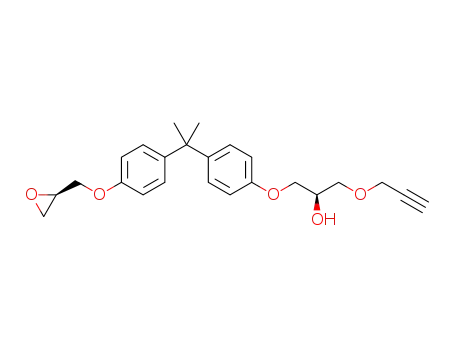 (R)-1-(4-(2-(4-((R)-oxiran-2-ylmethoxy)phenyl)propan-2-yl)phenoxy)-3-(prop-2-ynyloxy)propan-2-ol