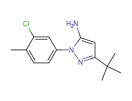 3-tert-butyl-1-(3-chloro-4-methylphenyl)-1H-pyrazol-5-amine