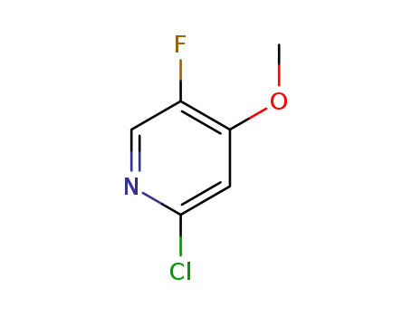 Molecular Structure of 1211515-16-0 (2-chloro-5-fluoro-4-Methoxypyridine)