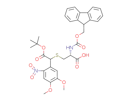 S-[α-(tert-butyloxycarbonyl)-4,5-dimethoxy-2-nitrobenzyl]-N-Fmoc-L-cysteine