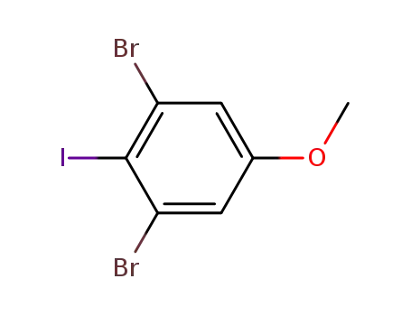 1,3-dibromo-2-iodo-5-methoxybenzene