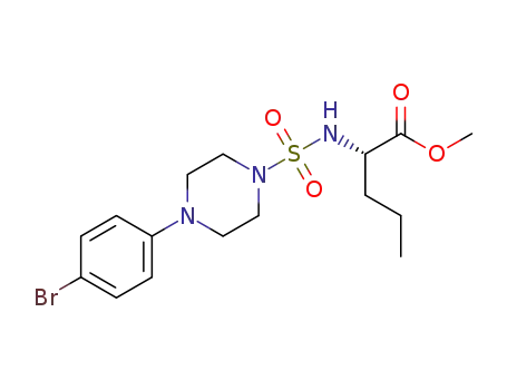 Molecular Structure of 948902-45-2 (C<sub>16</sub>H<sub>24</sub>BrN<sub>3</sub>O<sub>4</sub>S)