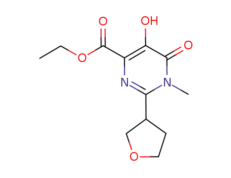 ethyl 5-hydroxy-1-methyl-6-oxo-2-(tetrahydrofuran-3-yl)-1,6-dihydropyrimidine-4-carboxylate