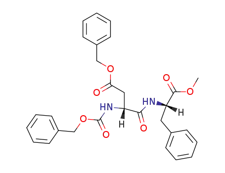 Molecular Structure of 22839-59-4 (L-Phenylalanine, N-[N-[(phenylmethoxy)carbonyl]-D-a-aspartyl]-,
1-methyl 4-(phenylmethyl) ester)
