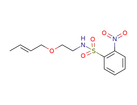 N-(2-nitrophenyl)sulfonyl-2-(2-(E)-buten-1-yloxy)ethylamine