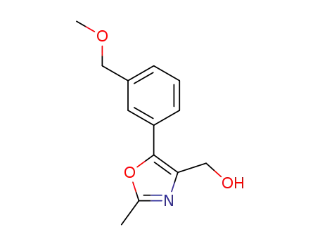 (5-(3-(methoxymethyl)phenyl)-2-methyloxazole-4-yl)methanol