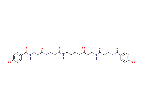 Molecular Structure of 1227367-60-3 (N,N'-(3,7,13,17-tetraoxo-4,8,12,16-tetraazanonadecane-1,19-diyl)bis(4-hydroxybenzamide))