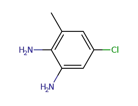 Molecular Structure of 109671-52-5 (5-CHLORO-3-METHYL-1,2-PHENYLENEDIAMINE)