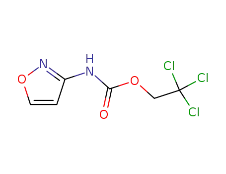 Molecular Structure of 264600-44-4 (Carbamic acid, 3-isoxazolyl-, 2,2,2-trichloroethyl ester)