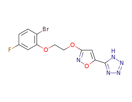 5-{3-[2-(2-bromo-5-fluorophenoxy)ethoxy]isoxazol-5-yl}-1H-tetrazole