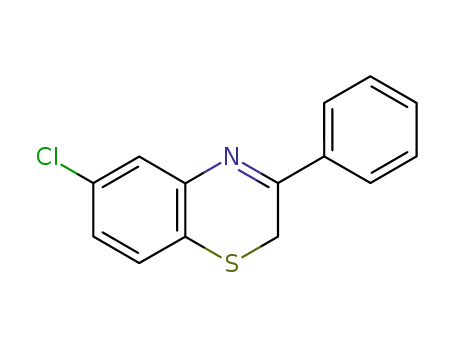 Molecular Structure of 101094-79-5 (2H-1,4-Benzothiazine, 6-chloro-3-phenyl-)