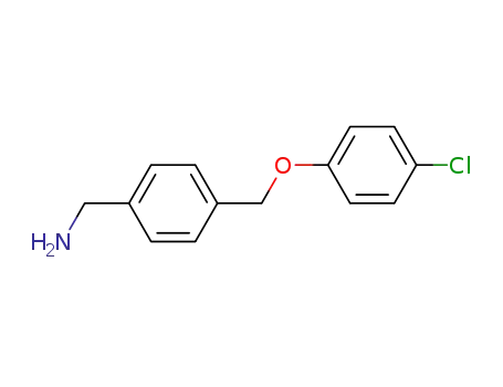 Molecular Structure of 894356-67-3 (Benzenemethanamine, 4-[(4-chlorophenoxy)methyl]-)
