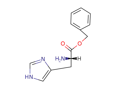 Molecular Structure of 46921-20-4 (L-Histidine Benzyl Ester)