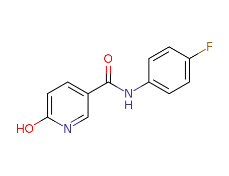 Molecular Structure of 923243-45-2 (N-(4-fluorophenyl)-6-hydroxynicotinamide)