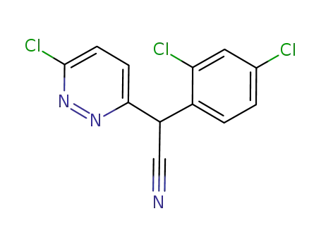 2-(6-Chloro-3-pyridazinyl)-2-(2,4-dichlorophenyl)acetonitrile