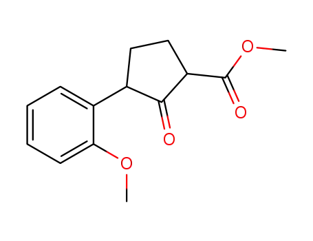 methyl 3-(2-methoxyphenyl)-2-oxocyclopentanecarboxylate