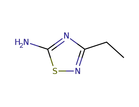 Molecular Structure of 17467-41-3 (5-AMINO-3-ETHYL-1,2,4-THIADIAZOLE)