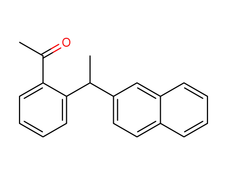 Molecular Structure of 1246820-30-3 (1-Acetyl-2-[1-(2-naphthyl)ethyl]benzene)