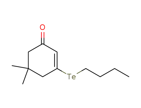 2-Cyclohexen-1-one, 3-(butyltelluro)-5,5-dimethyl-
