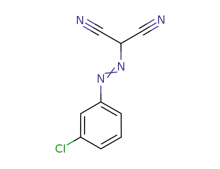 Molecular Structure of 3720-53-4 ([(E)-(3-chlorophenyl)diazenyl]propanedinitrile)