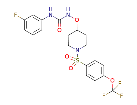 1-(3-fluorophenyl)-3-(1-(4-(trifluoromethoxy)phenylsulfonyl)piperidin-4-yloxy)urea