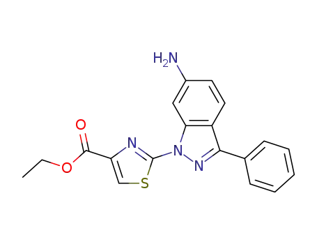 Ethyl 2-(6-amino-3-phenyl-1H-indazol-1-yl)thiazole-4-carboxylate