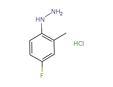 Molecular Structure of 439863-62-4 ((4-fluoro-2-methylphenyl)hydrazine)