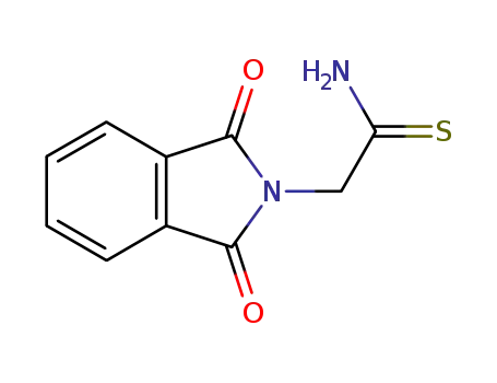 Molecular Structure of 172261-05-1 (2-(1,3-dioxo-1,3-dihydro-2H-isoindol-2-yl)ethanethioamide)
