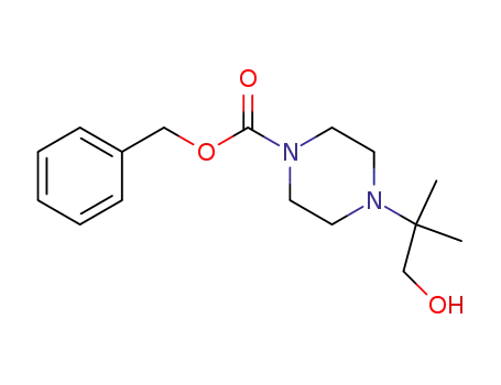 1-Piperazinecarboxylic acid, 4-(2-hydroxy-1,1-dimethylethyl)-,
phenylmethyl ester