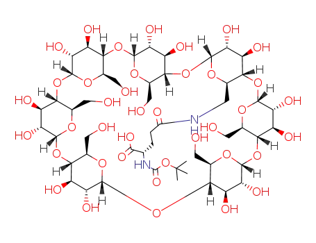 mono-6-deoxy-6-[4-carboxy-4-(tert-butyloxycarbonylamino)butyrylamino]-β-cyclodextrin