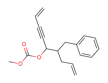 methyl 6-benzyl-1,8-nonadiene-3-yn-5-yl carbonate