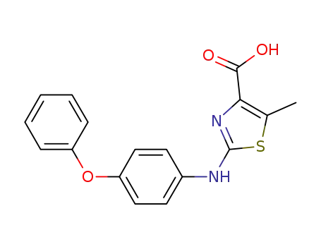 5-methyl-2-[(4-phenoxyphenyl)amino]-1,3-thiazole-4-carboxylic acid