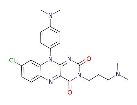 8-chloro-10-(4-dimethylaminophenyl)-3-(3-dimethylaminopropyl)-10H-benzo[g]pteridine-2,4-dione