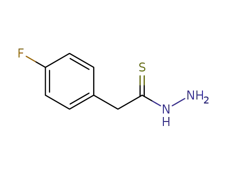 Molecular Structure of 1332855-99-8 (2-(4-fluorophenyl)ethanethiohydrazide)