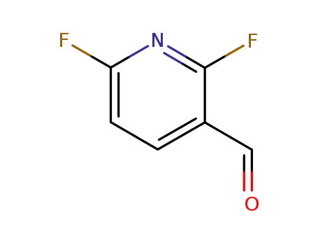 Molecular Structure of 155601-65-3 (2,6-DIFLUORONICOTINALDEHYDE)