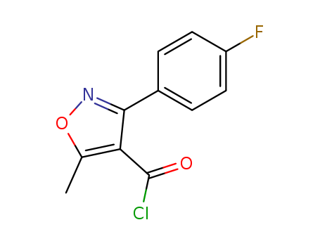 3-(4-FLUOROPHENYL)-5-METHYL-4-ISOXAZOLECARBONYL CHLORIDE