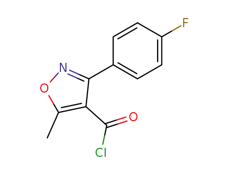 3-(4-플루오로페닐)-5-메틸-4-이속사졸카르보닐 클로라이드