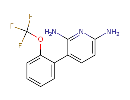 3-(2-(trifluoromethoxy)phenyl)pyridine-2,6-diamine