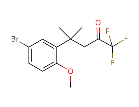 1,1,1-trifluoro-4-(5-bromo-2-methoxyphenyl)-4-methylpentan-2-one