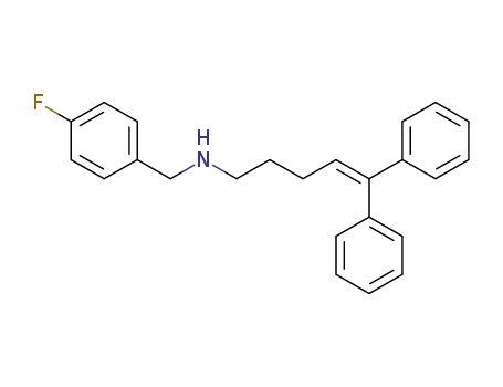 (5,5-diphenyl-pent-4-enyl)-(4-trifluoromethylbenzyl)amine hydrochloride
