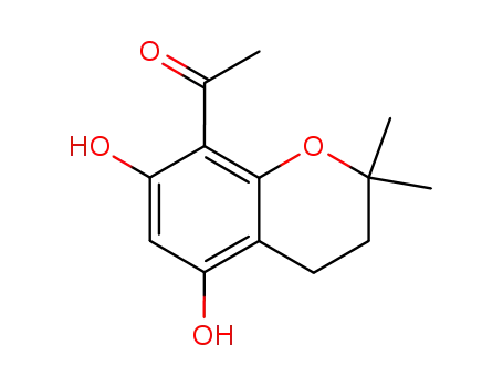 Ethanone,
1-(3,4-dihydro-5,7-dihydroxy-2,2-dimethyl-2H-1-benzopyran-8-yl)-