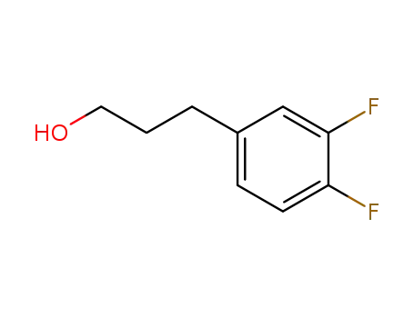 Molecular Structure of 301185-99-9 (3-(3,4-DIFLUORO-PHENYL)-PROPAN-1-OL)