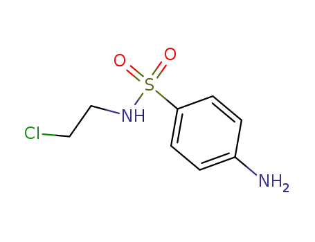 Molecular Structure of 4889-20-7 (Benzenesulfonamide, 4-amino-N-(2-chloroethyl)-)