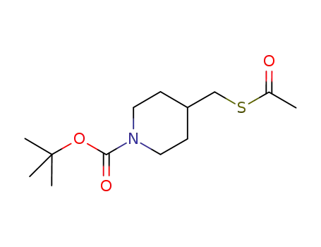 4-아세틸설파닐메틸-피페리딘-1-카복실산 tert-부틸 에스테르