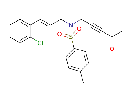 N-(3-(2-chlorophenyl)allyl)-4-methyl-N-(4-oxopent-2-yn-1-yl)benzene sulfonamide