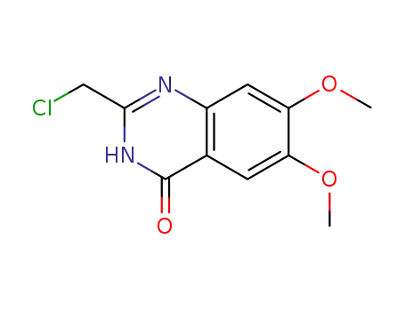 Molecular Structure of 730949-85-6 (2-CHLOROMETHYL-6,7-DIMETHOXY-3H-QUINAZOLIN-4-ONE)