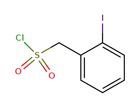 Molecular Structure of 25068-94-4 ((2-Iodophenyl)methanesulphonyl chloride)