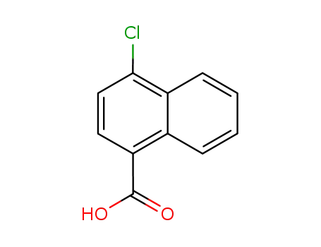 Molecular Structure of 1013-04-3 (4-chloro-1-naphthalenecarboxylic acid)