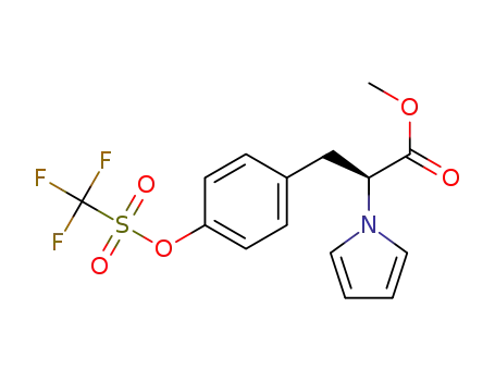 (S)-2-pyrrol-1-yl-3-[(4-trifluoromethanesulfonyloxy)phenyl]propionic acid methyl ester